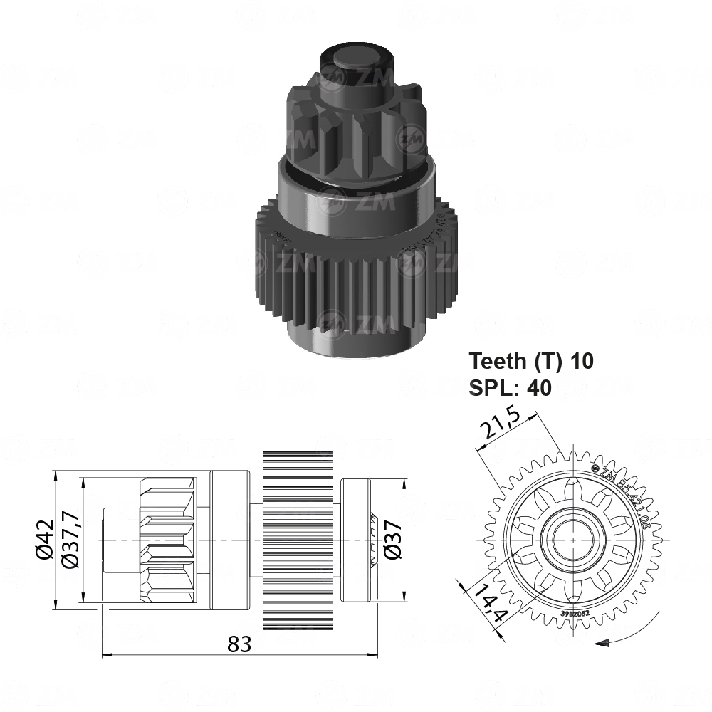 BENDIX RELACIONADO TOYOTA HILUX M N 10D