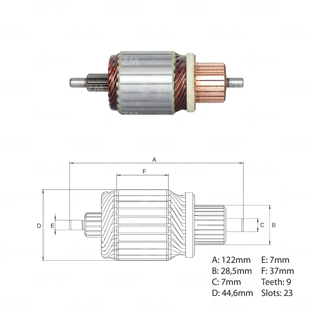 INDUCIDO ARRANQUE FORD FUSION FOCUS FIESTA VOLVO C30 S40 V50