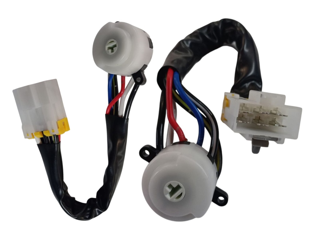 RAMAL DE ENCENDIDO NISSAN FRONTIER, PLASTICO 2 OREJAS CON CABLE Y CONECTOR 6 PINES.