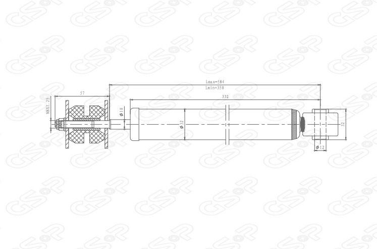 AMORTIGUADOR TRAS RENAULT KWID  562101820