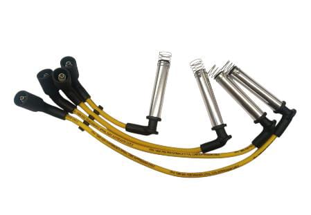 CABLE ENCENDIDO CHEVROLET CORSA CON PROTECTOR 1996-2007 1.3L 1.4L 1.6L 8V AMARILLO