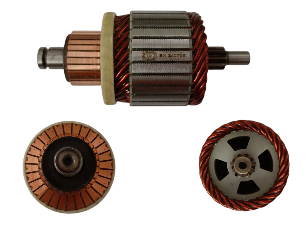 INDUCIDO ARRANQUE MERDES BENZ, BMW, VOLSKWAGEN 12V 114 MM 9 ESTRIAS(IND-07010)