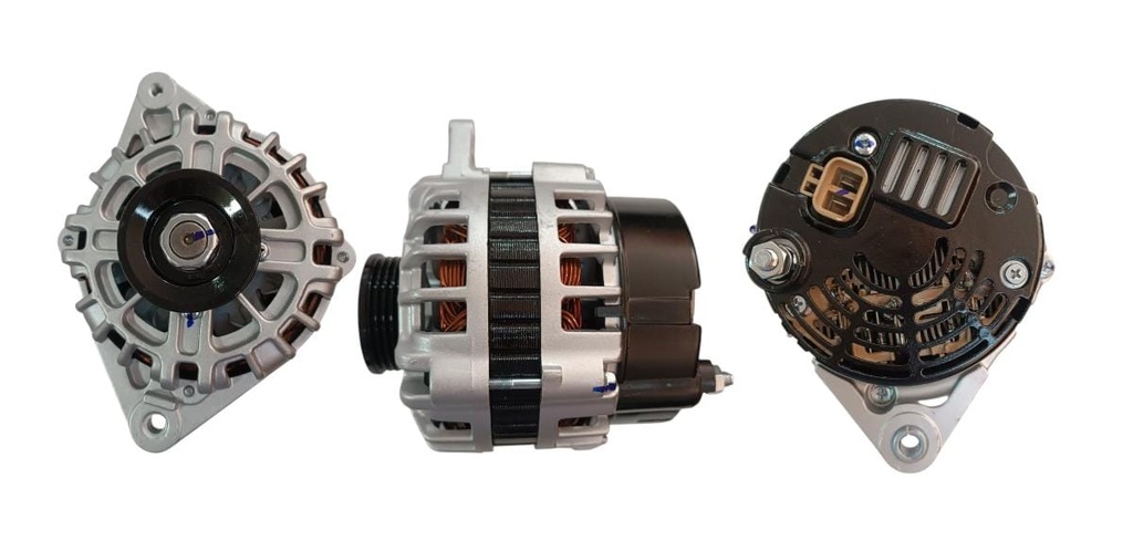 ALTERNADOR HYUNDAI ACCENT ELANTRA GETZ TUCSON KIA CERATO KIA RIO 12V 90AMP PYTORNILLO AJUS 2P P:4PK T-MANDO V:INT(GA419 GA1219)