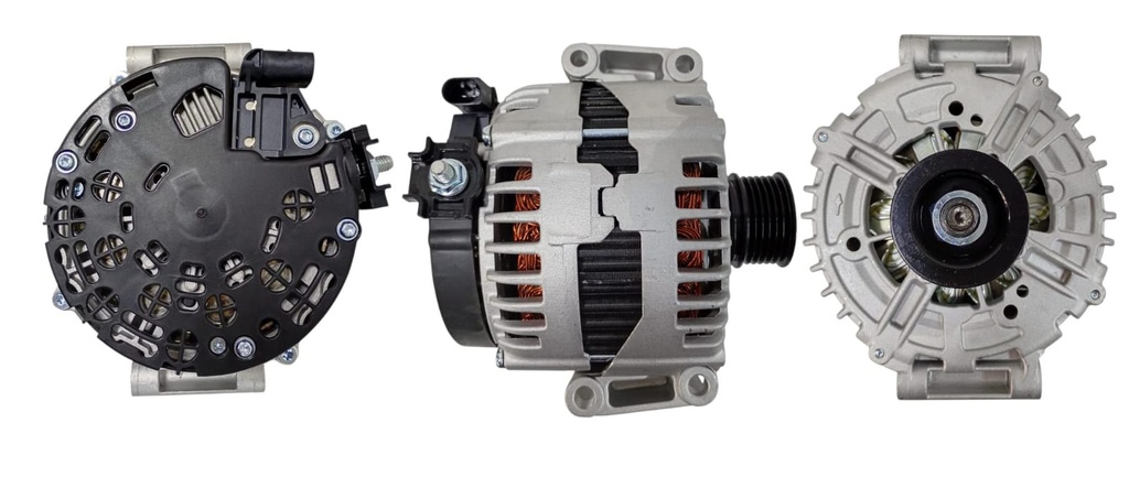 ALTERNADOR MERCEDES BENZ ML320, ML350, E-350, 2 PINES 12V 220 AMP SEÑAL LIN ID:48 P:6PK T:BOSCH  0121813120