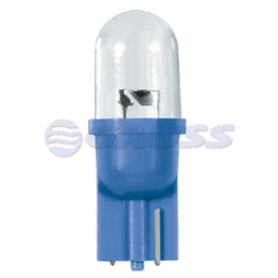 [28GL52] BOMBILLO BALLONETA LED LARGO AZUL 12V /BLISTERX2 UNID. MOTOCICLETA