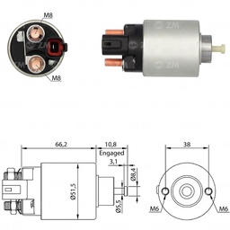 [02ZM-2995] AUTOMATICO HYUNDAI GRAN I10 ACCENT IV I20 08-15 I30 08-12 I40 IX20IX35 10 KIA CARENS 1.6 09 CERATO RIO 1.4 11 SPORTAGE 1.6 11 12V
