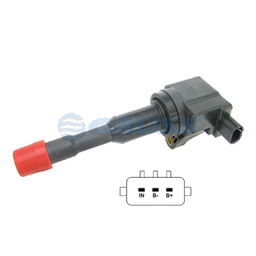[29GC4108] BOBINA ENCENDIDO HONDA FIT  1.4L 02 08 8 VALVULAS TRASERA 3P GC4108 SD-5131