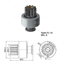 [858548011] BENDIX VOLKSWAGEN TRUCK MWM BUS 16210 17210 17220 VOLVO VM17 VM23 T-10 TIPO LUCAS