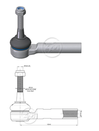 [51ZM-27011030] TERMINAL EXTERNA DODGE JOURNEY JEEP COMPASS