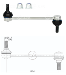 [51ZM-37011041] BIELETA BARRA ESTAB. TRAS JEEP COMPASS