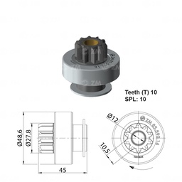 [858559016] BENDIX NISSAN VERSA RENAULT CLIO KANGOO MEGANE II SCENIC II TWINGO TIPO VALEO T-10