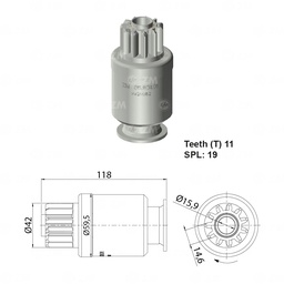 [858583101] BENDIX SCANIA 114C MERCEDES MULA ACTROS OM447 OM449A 11D