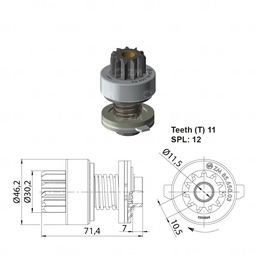 [858565003] BENDIX FIAT 147 INDIEL MAGNETTI MARELLI 11D