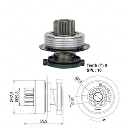 [858557118] BENDIX VOLKSWAGEN GOLF 9D