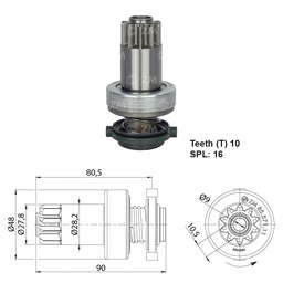 [858557111] BENDIX VOLKSWAGEN GOLF GIRO IZQ 10D