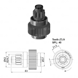 [858542106] BENDIX RELACIONADO TOYOTA 4.5 DELGADO T-9