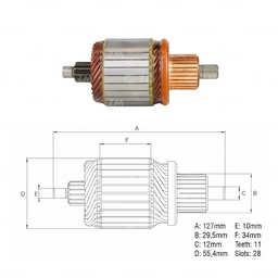 [438376002] INDUCIDO ARRANQUE FORD FUSION FOCUS FIESTA VOLVO C30 S40 V50