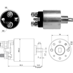 [02ZM-4719] AUTOMATICO CHEVROLET DMAX 2.70 12V TIPO HITACHI NISSAN XTRAIL