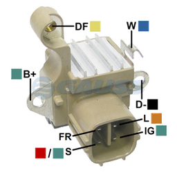 [07GA142] REGULADOR TOYOTA VIGO 2007> 12 4 FR-L-S-IG TIPO DENSO (GA1308)