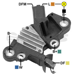 [07GA340] REGULADOR PEUGEOT 407 MODELOS 2005-2007 12 2 DFM-L TIPO BOSCH