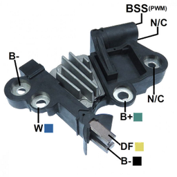 [07GA348] REGULADOR INTELIGENTE BMW 12V TIPO BOSCH TIPO BSS PS B+ GND F T:B ID:6 F00M346089 1986AE0045 GA348 12317561924 12317561939