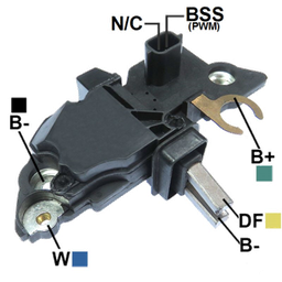 [07GA370] REGULADOR RENAULT CLIO 1.5 TWINGO 1.2 WIND 1.2 16V 12V PROTOCOLO:BSS TIPO BOSCH ID:9