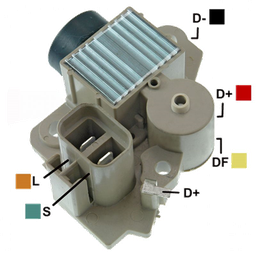 [07GA421] REGULADOR KIA RIO HYUNDAI ACCENT ELANTRA TIBURON 12 2 L-S TIPO MANDO