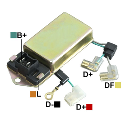 [07GA700] REGULADOR FORD TRACTOR LUCAS 12 90 2 PINES 4 CABLES 2 L-B+ TIPO LUCAS