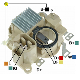 [07GA781] REGULADOR CLARK MONTACARGA TRACTOR 12 SAL RPM 2 L-IG TIPO MITSUBISHI
