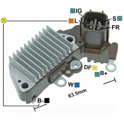 [07GA866] REGULADOR HONDA ACURA 12 4 IG-S-L-FR TIPO NIPPONDENSO