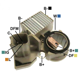 [07GA867] REGULADOR HONDA FIT 2008> 12 4 IG-C-L-DFM TIPO MITSUBISHI