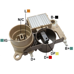 [07GA887] REGULADOR CHEVROLET VITARA 12V TIPO MITSUBISHI 3PINES