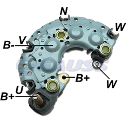 [07GA1252] RECTIFICADOR DENSO 95AMP 8X50A TIPO NIPON DENSO