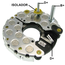 [07GA1990] RECTIFICADOR AUDI BMW PORSCHE MB MERCEDES BENZ GOLF PASSAT 90AMP 14X40A TRIDIODO 120MM TIPO BOSCH