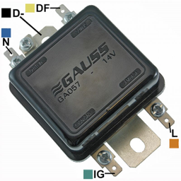 [07GA057] REGULADOR VW VOLKSWAGEN FORD 12 55 EXTERNO CON PILOTO TIPO BOSCH