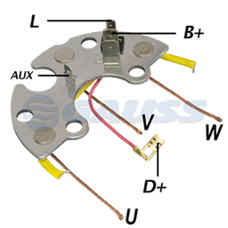 [07GA1522] RECTIFICADOR VW VOLKSWAGEN WAPSA 85AMP 3X35A TRIDIODO TIPO BOSCH