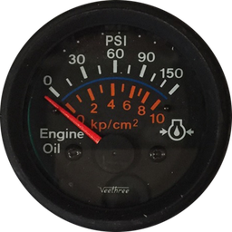 [16120942] MARCADOR ACEITE ELECTRICO 150PSI 12V ARO NEGRO