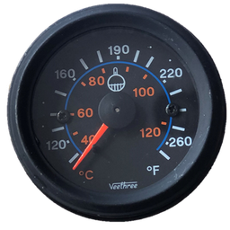 [16050836] MARCADOR TEMPERATURA AGUA MECANICO 72" 1 83M ARO NEGRO