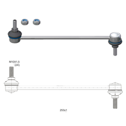 [51ZM-37011461] BIELETA BARRA ESTAB. DEL FORD ECOSPORT 13 18 FIESTA VI 11 19