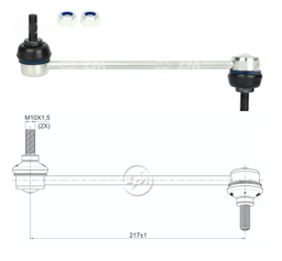 [51ZM-37011843] BIELETA BARRA ESTAB. DEL DER HYUNDAI I20 PB - PT 2008 - 2014 LC:217RP:M10-1 50TC46N.M 
